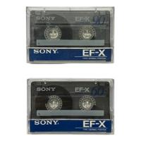 Usado, Pack 12 Cassettes Sony Ef-x (60 & 90 Minutos) segunda mano  Chile 