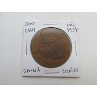 Antigua Moneda 500 Cash China Comunista Año 1934 Escasa segunda mano  Chile 