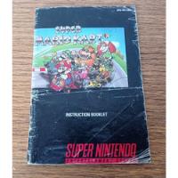 Manual De Super Mario Kart Snes Nintendo segunda mano  Chile 