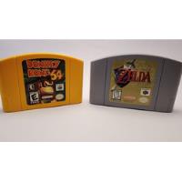 Usado, Zelda Ocarina Of Time Nintendo 64 + Donkey Kong  segunda mano  Chile 