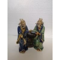 Usado, Estatua Figuras Chinas Antiguas Ming Vintage Cerámica  segunda mano  Chile 