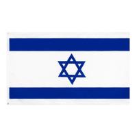 Bandera De Israel, 90x150.  Con Ojales. Jp segunda mano  Chile 