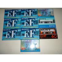 Cassette De Audio Sony 60min. Pack De 10., usado segunda mano  Chile 