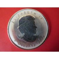 Moneda Canada 5 Dolares Reina Isabel Plata Año 2009 Unc, usado segunda mano  Chile 