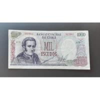 Billete De 1000 Escudos Chile , usado segunda mano  Chile 