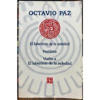 El Laberinto De La Soledad - Octavio Paz segunda mano  Chile 