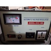 Regulador Voltaje Automatico Modelo Svc-500, usado segunda mano  Chile 