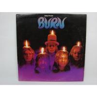Vinilo Deep Purple Burn 1974 Ed. Canadá + Inserto, usado segunda mano  Chile 