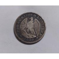 Moneda De 20 Centavos Año 1880 segunda mano  Chile 