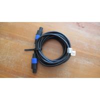 Cable P/parlantes 2x2,5mm2 (4m) + Conectores Speakon segunda mano  Chile 