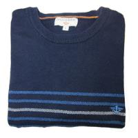 Sweater Dockers Azul Con Rayas Talla S (usado) / Rabstore segunda mano  Chile 