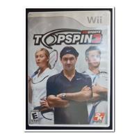 Topspin 3 2k Sports, Juego Nintendo Wii segunda mano  Chile 