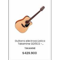 Guitarra Electroacustica Takamine + Bolso Acolchado segunda mano  Chile 