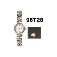 Usado, Bulova Women's Watch 98t28 ~ Hearts/ Silver Tone Gold segunda mano  Chile 