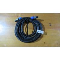 Cable P/parlantes 2x2,5mm2 (10m) + Conectores Speakon segunda mano  Chile 