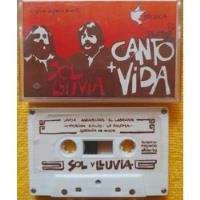 Usado, Casette Sol Y Lluvia Canto + Vida Original De Época segunda mano  Chile 