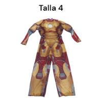 Disfraz Iron Man Los Avengers Talla 4 Musculoso Usado segunda mano  Macul