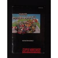 Manual Super Mario Kart, Nintendo Snes   segunda mano  Chile 