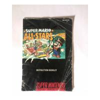 Super Mario All Stars, Manual Snes, usado segunda mano  Chile 