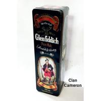 Caja De Lata Vacía Clan Cameron Whisky Glenfiddich 31x9 Cm. segunda mano  Chile 