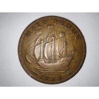 Usado, Moneda Inglaterra Half Penny 1945 Barco(x1095 segunda mano  Chile 