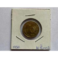 Moneda 10 Pfennig 1938 Alemania segunda mano  Chile 