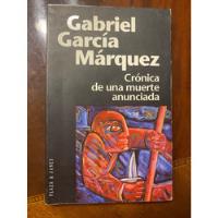 Crónica De Una Muerte Anunciada - Libro Usado segunda mano  Chile 