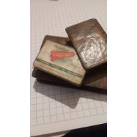 Cigarrera Porta Fosforo Vintage, Forma De Libro segunda mano  Chile 
