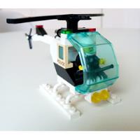  Lego Legoland 6642 Helicoptero Policía Vintage (año 1988), usado segunda mano  Chile 