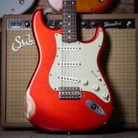 Fender Custom 1960 Strato Relic Candyapple Guitarra Eléctric segunda mano  Chile 