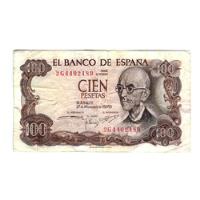 España - Billete 100 Pesetas 1970 - 2g4402480 segunda mano  Chile 