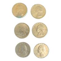 Monedas Antiguas Quarter Dollar 1982 1984 1985 19787 Orignal segunda mano  Chile 