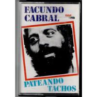 Cassette Facundo Cabral  Pateando Tachos. segunda mano  Chile 