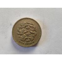 Moneda Inglaterra 1 Libra 1997 Tres Leones (x1661 segunda mano  Chile 