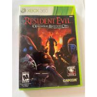 Resident Evil Operation  Raccom City Xbox 360 Usado segunda mano  Chile 