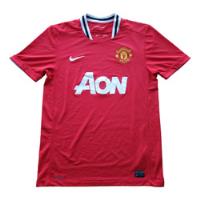 Usado, Camiseta Local Manchester United 2011-12, Nike, Talla M  segunda mano  Chile 