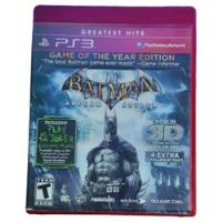 Batman Arkham Asylum Ps3 Goty Edicion 3d Con Lentes Fisico, usado segunda mano  Chile 