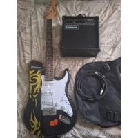 Guitarra Stratocaster Freeman + Kit(retiro En Persona Plis), usado segunda mano  Chile 