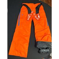 Pantalon Nieve Naranjo Salomon Clima Pro, usado segunda mano  Chile 