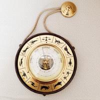 Barómetro Antiguo Con Signos Del Zodiaco, usado segunda mano  Chile 