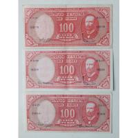 Lote 3 Billetes De 100 Pesos Distintas Firmas segunda mano  Chile 