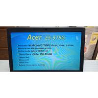 Notebook Acer  E5-575g Funcionando Impecable, usado segunda mano  Chile 