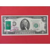Antiguo Billete 2 Dolares Estados Unidos 1796 - 1976 Escaso, usado segunda mano  Chile 