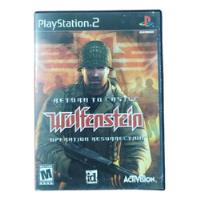 Usado, Wolfenstein: Operation Resurrection Juego Original Ps2 segunda mano  Chile 