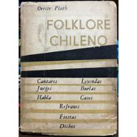 Folklore Chileno - Oreste Plath segunda mano  Chile 