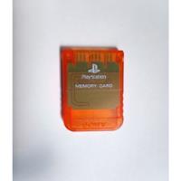 Memory Card  Playstation 1 Ps1 Original Naranja segunda mano  Chile 