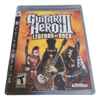 Guitar Hero 3 Iii Legend Of Rock- Ps3 Fisico, usado segunda mano  Chile 