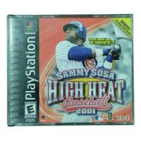 Sammy Sosa High Heat Baseball 2001 Juego Original Ps1/psx segunda mano  Chile 