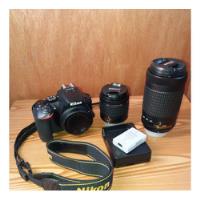  Nikon D5600+18-55mm+lente70-300mm  Conversable  segunda mano  Chile 