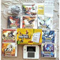 Nintendo 2ds Caja, Cargador, Manual Y 7 Juegos Pokemon 3ds , usado segunda mano  Chile 